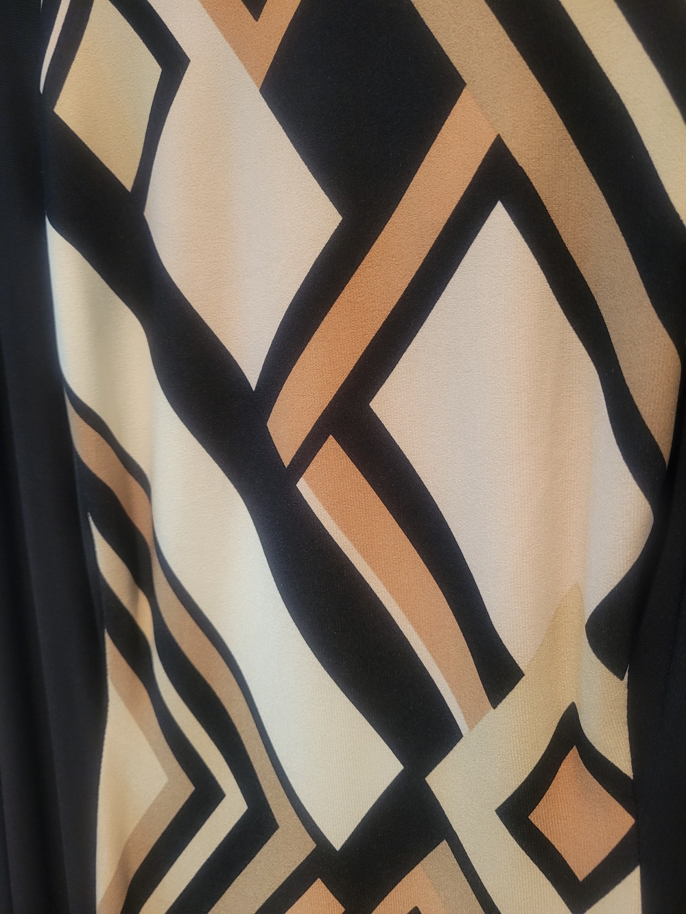 NWT Roz & Ali Black Tan Long Sun Dress 22 - Picture 6 of 8